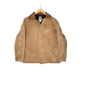🌵Men’s Vintage Carhartt Tan/Brown Quilted Work Jacket